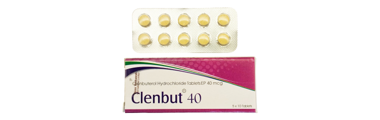 Shree Venkatesh Clenbuterol 40 mcg 10 tab (блистер)